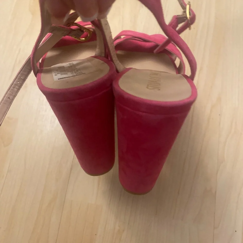 Stuart Weitzman Pink Platform Sandals